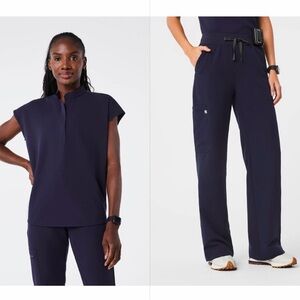 3 Sets of Navy Figs Scrubs